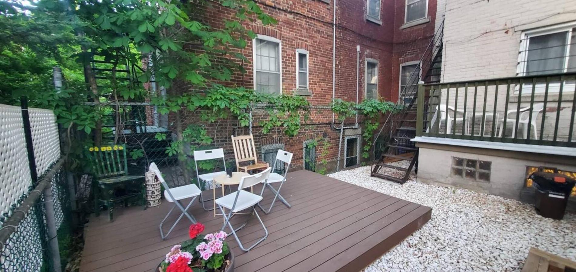 Heart Of Mtr For Memorable Experience 7Minmetro 2 Backyard Fully Equipped Montréal Exterior foto
